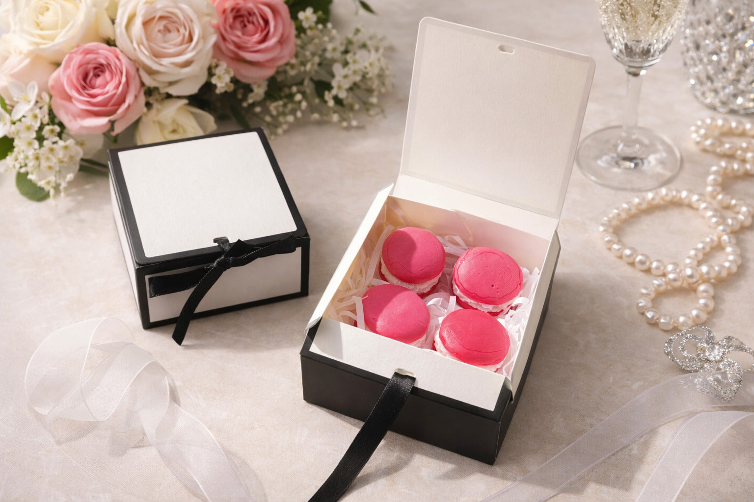 Coffret Macarons d'Amour