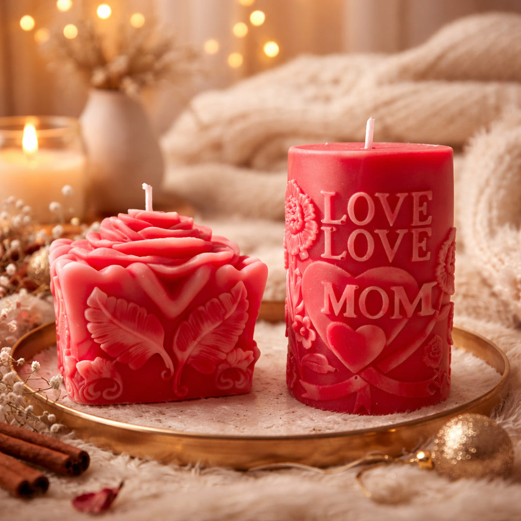 Duo de Bougies Fête des mères