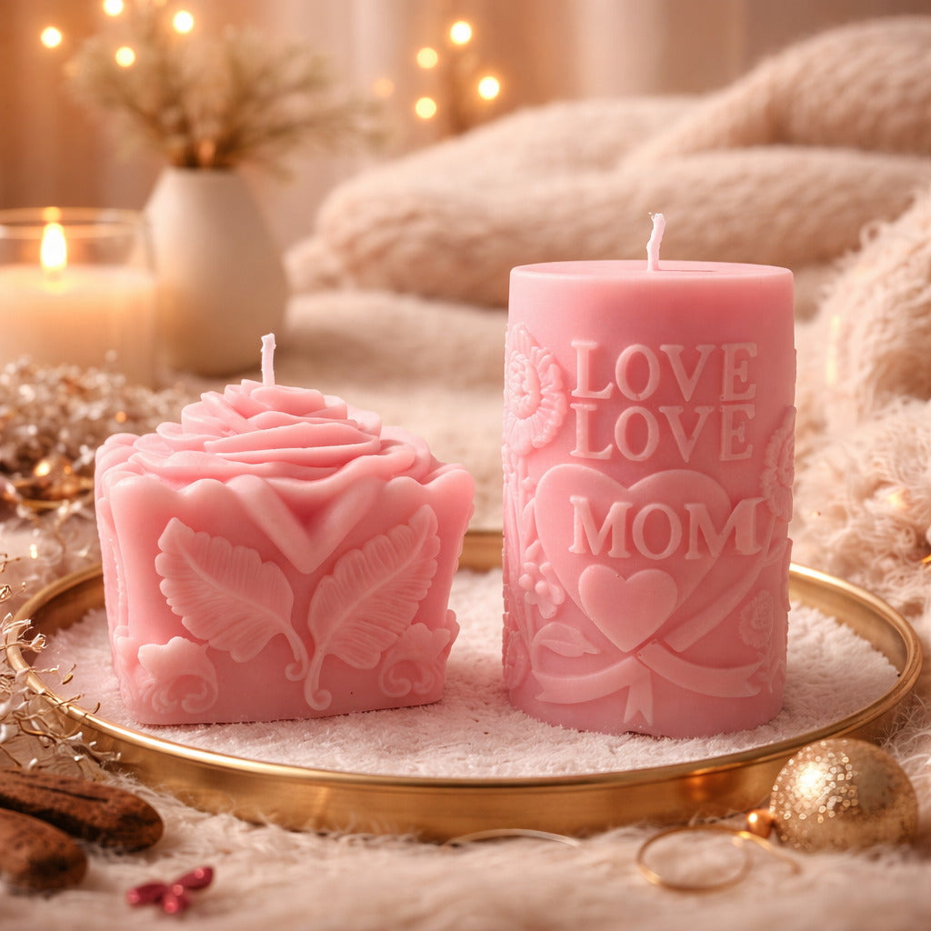 Duo de Bougies Fête des mères